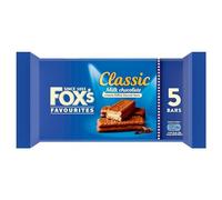 Fox's Favourites Classic Milk Chocolate Cream Filled Biscuit Bars 5 x 25g (125g)