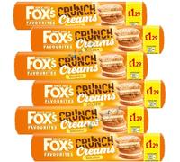 Fox's Favourites Crunch Creams Ginger & Golden Biscuit PMP 200g (6, Golden)