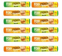 Fox's Favourites Crunch Creams Ginger & Golden Biscuit PMP 200g (6, Mixed)