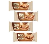 Fox's Favourites Melts Viennese Double Chocolate 120g Biscuits, Sandwich Biscuits with Double Chocolate, Ideal for afternoon treats, Available for Hampers Gifts for all Occasions. (Pack of 4)