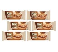 Fox's Favourites Melts Viennese Double Chocolate 120g Biscuits, Sandwich Biscuits with Double Chocolate, Ideal for afternoon treats, Available for Hampers Gifts for all Occasions. (Pack of 6)