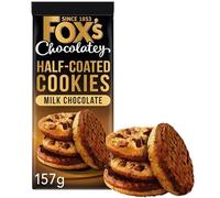 Fox's Half-Coated Milk Chocolate Cookies 157g