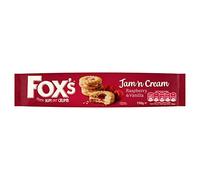Fox's Jam 'n Cream Rings 150g