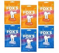 Fox's Mix Flavour Sweets Glacier Fruits & Glacier Mint Sharing Variety Pack Assorted Fruity & Minty Flavoured Hard Candies for Parties Celebration & Everyday for All Occasions (6 Bags x 200g, Mix)