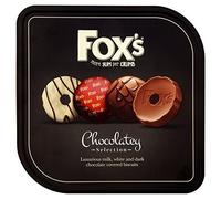 Fox's more yum per crumb Chocolatey Selection, Luxurious milk, white and dark chocolate covered biscuits (2 tins)