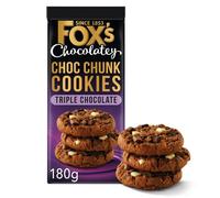 Fox's Triple Chocolate Chunkie Cookies 180g