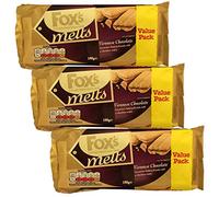 Foxs Viennese | Fox's Viennese Chocolate Melts 180g | Foxes Melts Viennese Chocolate | Favourite Biscuits Multipacks 3 Packs