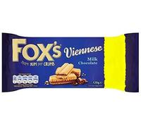 Fox's Viennese Milk Chocolate 120g (Pack of 6 x 120g)