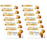 Fox's Viennese Milk Chocolate Dipped Fingers105g, Dipped Finger Chocolate Viennese Cream Viennese Milk, Perfect for Gifting on Christmas & Mothers Day, Chocolate Biscuits (Pack of 12)