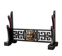 FOXSMZZ Kylin Sword Holder Japanese Velvet Padded Katana Stand Samurai Display Rack Support All Tanto Swords (Kirin-2)