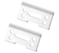 FOXSONIC Professional Ceramic Clipper Blades, 2-Hole, 2-Piece Set, Fits Wahl Senior Cordless Clipper, White