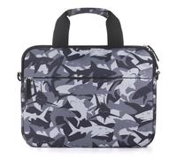 Foxstory Kids Tablet Bag for Boys, Kids Tablet Carrying Case for Fire HD 10, HD 8, Fire 7 Sleeve Bag Kid Kindle Bag, iPad Bag for Kid, Shark Black