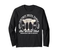 Foxtrot Delta Tango Social Club Tini Prevent Resist Fascism Long Sleeve T-Shirt