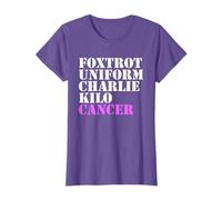 Foxtrot Uniform Charlie Kilo Cancer Fuck Breast Cancer T-Shirt