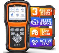 FOXWELL NT630 Plus OBD2 Scanner Diagnostic Tool, Car Code Reader ABS Bleeding Scan Tool SRS Scanner Bidirectional Control with Airbag Light Reset SAS Calibration Oil Light EPB Service Tool