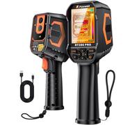 FOXWELL RT280 PRO Thermal Camera 640x480 Imaging Resolution, Dual-Camera Thermal Imaging Camera with 2MP Visual Camera, 512x384 TISR Resolution, Infrared Cameras with Laser, PC Analysis, 32GB Storage