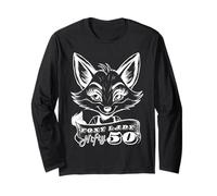 Foxy Lady Nifty Fifty Happy 50th Birthday 50 Year Old Womens Long Sleeve T-Shirt