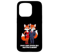 Foxy Lady Stole Sly Old Fox's Heart, Funny Foxes Valentine Case for iPhone 15 Pro