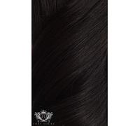 Foxy Locks Clip In Wrap Ponytail Human Remy Hair Extension Piece - 20 + Shades (22", Brown Black (#1B))