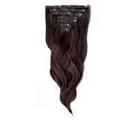 Foxy Locks Deluxe Clip In Human Remy Hair Extensions 20+ Shades - 18/20" (18", Cocoa Brown (#2))