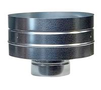 FOXY METAL FABRICATION Anti-Downdraught Chimney Cowl To Fit 5" Flue Pipe,SINGLE WALL FLUE PIPE ONLY, BE SURE TO MEASURE YOUR FLUE PIPE BEFORE PURCHASE.