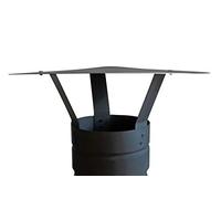 FOXY METAL FABRICATION CHIMNEY CAP,RAIN CAP,CHIMNEY COWL TO FIT 4''/100MM FLUE PIPE/STOVE PIPE SINGLE WALL FLUE PIPE ONLY,BE SURE TO MEASURE YOUR FLUE PIPE BEFORE PURCHASE.