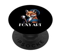 FOXY Mystical Canine Fortune Teller Crystal Ball Oracle PopSockets Adhesive PopGrip