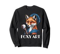 FOXY Mystical Canine Fortune Teller Crystal Ball Oracle Sweatshirt