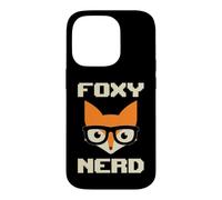 Foxy Nerd Pixel Fox Glasses Programmer IT G amer Case for iPhone 14 Pro