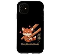 Foxy Snack Attack Kawaii Fox Case for iPhone 11