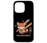 Foxy Snack Attack Kawaii Fox Case for iPhone 14 Pro Max