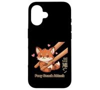 Foxy Snack Attack Kawaii Fox Case for iPhone 16