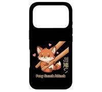 Foxy Snack Attack Kawaii Fox Case for iPhone 17 Pro