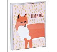 Foxy Thank You Notecard Set