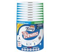 Foxy Tornado | 8 Rolls | 250 Rolls per roll | 3-ply Universal roll | 100% FSC® Certified Paper | 100% Recyclable Packaging