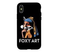 FOXY Vermeer Girl with a Pearl Earring Quirky Parody Case for iPhone X/XS