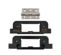 Foxy3DPrints 76 x 51 mm (3") Precision Hinge Jig Router Template for Door and Door Frame