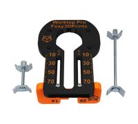 Foxy3DPrints Adjustable Worktop Bolt Jig Router Template - Kitchen Worktop Installation - 40-180mm Bolt Length