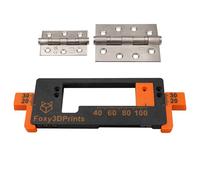 Foxy3DPrints Hinge Pro Universal Adjustable up to 102 x 76mm (4") Hinge Jig Router Template for Door and Door Frame