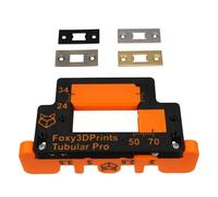 Foxy3DPrints Tubular Pro Universal Adjustable Jig Router Template for Tubular Mortice Latch Door Faceplates