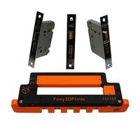 Foxy3DPrints Universal Adjustable Jig Router Template for Bathroom Lock Door Facepates