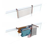 Foxydry Duo 102, Folding Clotheshorse For Balustrades, Exteriors And Balconies, Width 102 Cm Corten