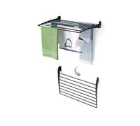 Foxydry Fold, wall mounted clothes airer, folding space saving, 32 in