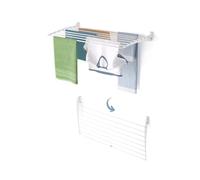 foxydry Fold, Wall-Mounted Clothes Drying Rack, Foldable Aluminum Design - Ideal for Indoor and Outdoor Use. Dimensions: 102x50x50 cm