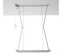 Foxydry Mini 152 Cm Grey, Pulley-Operated Ceiling Laundry Rack With 10Kg Load Capacity, Efficient Indoor Drying
