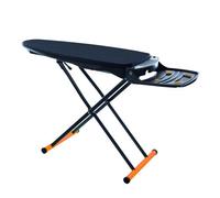 Foxydry Vivo, Folding Ironing Board In Black With Vacuum And Blower, Boiler Stand And Castors