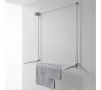 Wall mounted pulley clothes airer, wall clothes drying rack, Foxydry Wall