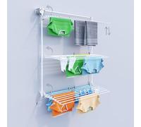 foxydry Wall, pull down wall mounted clothes airer, foldable, 50 in