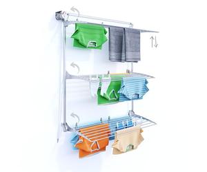 Foxydry Wall, pull down wall mounted clothes airer, foldable, 50 in