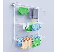 Foxydry Wall, pull down wall mounted clothes airer, foldable, 60 in